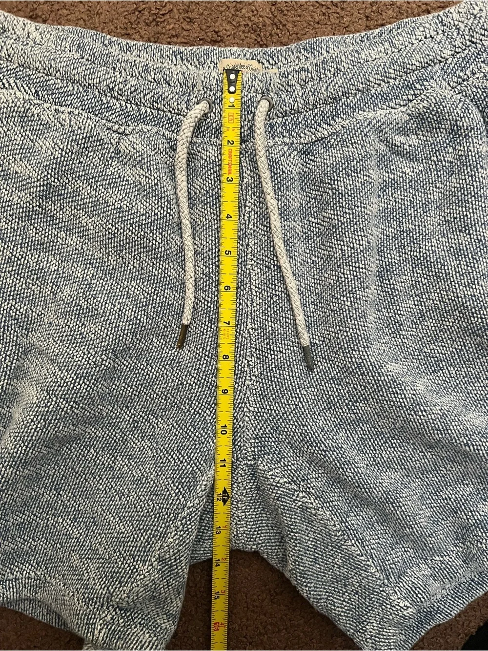 Faherty MKC0104-WWT Whitewater Sweatshorts Size L *FLAW*